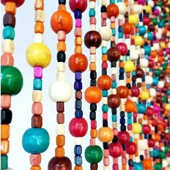 Kralengordijn Bubble Gum Vliegengordijn Kralen 90x230cm 1 Kralengordijn Bubble Gum Vliegengordijn Kralen 90x230cm