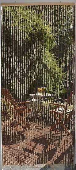 Vliegengordijn Mais 2-kleur 90x200cm 2 Vliegengordijn Mais 2-kleur 90x200cm - Afbeelding 2