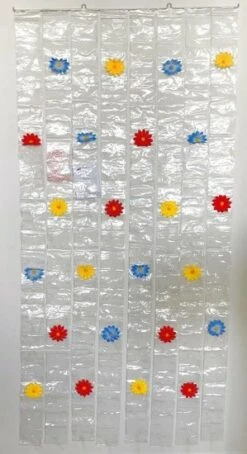 Vliegengordijn Met Foto Insteekvakjes En Bloemen 90x200cm -Vliegengordijnkopen Winkel 1979363238 2