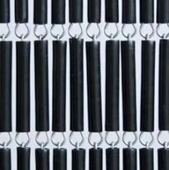 Vliegengordijn Hulzen Zwart Recht 100x240cm