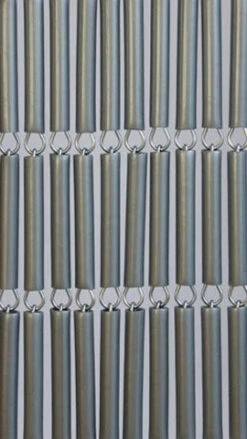 Vliegengordijn Hulzen Zilver Recht 90x210cm -Vliegengordijnkopen Winkel 1979363388 2