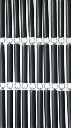 Vliegengordijn Hulzen Antraciet Recht 90x210cm -Vliegengordijnkopen Winkel 1979363469 1