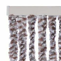 Vliegengordijn Kattenstaart 100x240cm (bruin/grijs/wit) -Vliegengordijnkopen Winkel 1979363715
