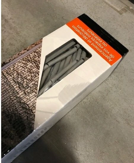 Bamboe Vliegengordijn Taupe-grijs 90x200cm 2 Bamboe Vliegengordijn Taupe-grijs 90x200cm - Afbeelding 2