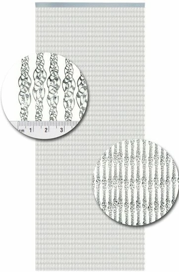 Vliegengordijn Pisa Transparant 92x210cm 2 Vliegengordijn Pisa Transparant 92x210cm - Afbeelding 2