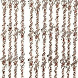 Vliegengordijn Pisa Transparant-wit-rood 92x210cm 1 Vliegengordijn Pisa Transparant-wit-rood 92x210cm