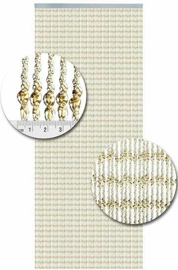 Vliegengordijn Pisa Geel 92x210cm 2 Vliegengordijn Pisa Geel 92x210cm - Afbeelding 2