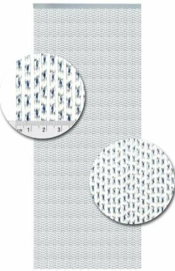 Vliegengordijn Luxe Lucca Blauw 100x240cm -Vliegengordijnkopen Winkel 1979364666