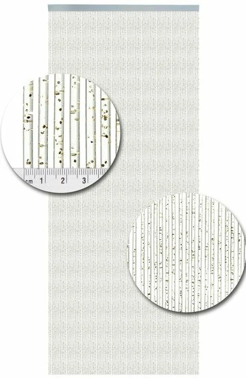 Vliegengordijn Como Glitter Goud 100x240cm 2 Vliegengordijn Como Glitter Goud 100x240cm - Afbeelding 2