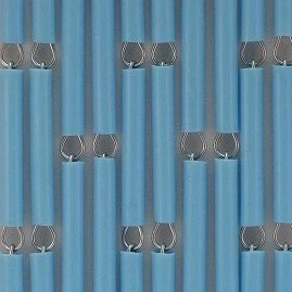 Vliegengordijn Op Maat: Hulzen Turquoise Verspringen (kant En Klaar) 1 Vliegengordijn Op Maat: Hulzen Turquoise Verspringen (kant En Klaar)