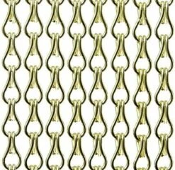 Vliegengordijn Kettingen Lime Glans 100x240cm