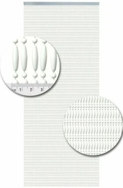 Vliegengordijn Kralen Recht Wit 90x210cm -Vliegengordijnkopen Winkel 1979364900