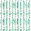 Vliegengordijn Kralen Recht Turquoise Transparant 90x210cm