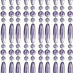 Vliegengordijn Kralen Recht Paars Transparant 90x210cm 1 Vliegengordijn Kralen Recht Paars Transparant 90x210cm