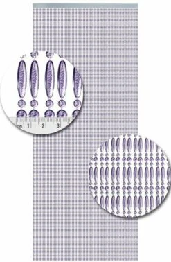 Vliegengordijn Kralen Recht Paars Transparant 90x210cm 3 Vliegengordijn Kralen Recht Paars Transparant 90x210cm -Vliegengordijnkopen Winkel 1979365005 2