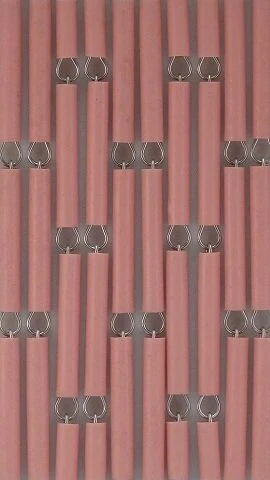 Vliegengordijn Op Maat: Hulzen Roze Verspringen (kant En Klaar) 2 Vliegengordijn Op Maat: Hulzen Roze Verspringen (kant En Klaar) - Afbeelding 2