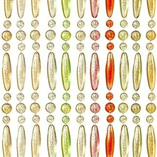 Vliegengordijn Kralen Recht Kleurenmix 90x210cm 1 Vliegengordijn Kralen Recht Kleurenmix 90x210cm