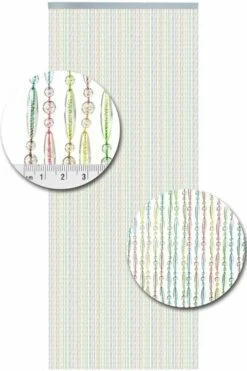 Vliegengordijn Kralen Multi Color 90x210cm -Vliegengordijnkopen Winkel 1979365191 1