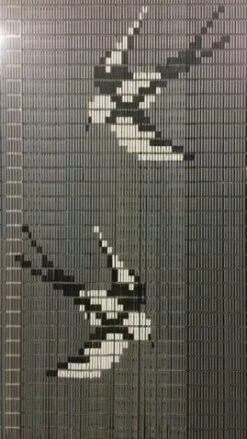 Vliegengordijn Op Maat: Zwaluwen Zilver (kant En Klaar)