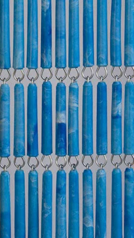 Vliegengordijn Op Maat: Hulzen Blauw Gevlekt (kant En Klaar) 2 Vliegengordijn Op Maat: Hulzen Blauw Gevlekt (kant En Klaar) - Afbeelding 2