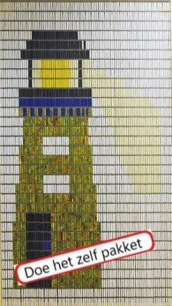 Vliegengordijn Bouwpakket Vuurtoren 90x210cm