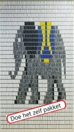 Vliegengordijn Bouwpakket Olifant 90x210cm