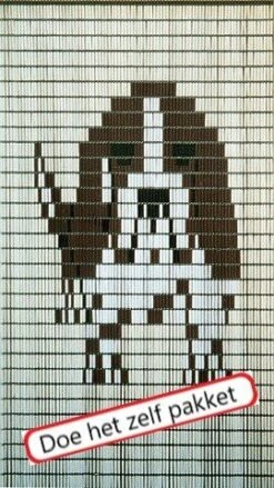 Vliegengordijn Bouwpakket Hond 90x210cm