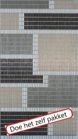 Vliegengordijn Bouwpakket Combi Blok Licht 90x210cm 1 Vliegengordijn Bouwpakket Combi Blok Licht 90x210cm