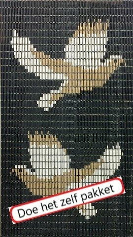 Vliegengordijn Bouwpakket Duiven 90x210cm 1 Vliegengordijn Bouwpakket Duiven 90x210cm