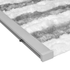 Vliegengordijn Kattenstaart 90x220cm Grijs/wit Duo -Vliegengordijnkopen Winkel 1979365575 1