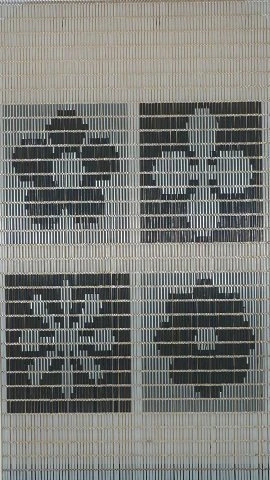 Vliegengordijn Op Maat: 4 Vlakken Met Bloemen (kant En Klaar) 1 Vliegengordijn Op Maat: 4 Vlakken Met Bloemen (kant En Klaar)