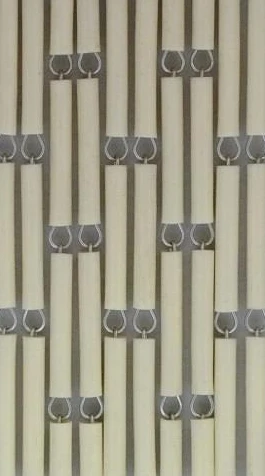 Vliegengordijn Op Maat: Hulzen Verspringen Creme (kant En Klaar) 2 Vliegengordijn Op Maat: Hulzen Verspringen Creme (kant En Klaar) - Afbeelding 2