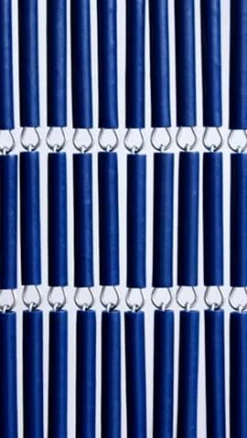 Vliegengordijn Op Maat: Hulzen Donkerblauw (kant En Klaar) -Vliegengordijnkopen Winkel 1979366115