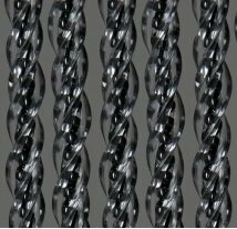 Vliegengordijn Orchidea 100x240cm (transparant-zwart)