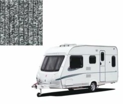 Vliegengordijn Caravan Zwart/wit 56x180cm