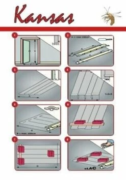Breed Vliegengordijn 150x235cm Kansas Maxi Grijs -Vliegengordijnkopen Winkel 1979366253 2