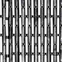 Vliegengordijn Hulzen Wit/grijs 100x240cm