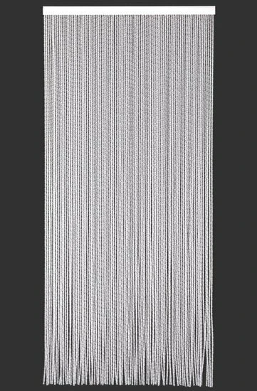 Vliegengordijn Luxe Bali Wit-transparant 100x240cm 2 Vliegengordijn Luxe Bali Wit-transparant 100x240cm - Afbeelding 2