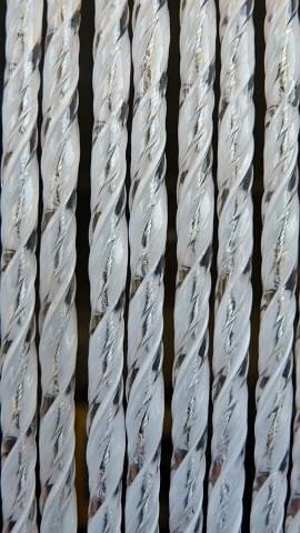 Vliegengordijn Luxe Bali Wit-transparant 100x240cm 4 Vliegengordijn Luxe Bali Wit-transparant 100x240cm - Afbeelding 4