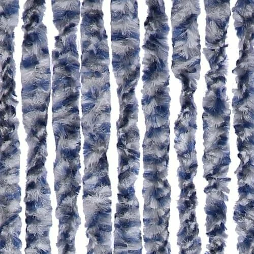 Vliegengordijn Kattenstaart 100x240cm (blauw/grijs/wit) 1 Vliegengordijn Kattenstaart 100x240cm (blauw/grijs/wit)