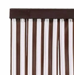 Vliegengordijn Pvc Zwaar Donkerbruin 90x220cm -Vliegengordijnkopen Winkel 1979367117 1