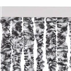 Vliegengordijn Kattenstaart 90x220cm (grijs/zwart/wit) 4 Vliegengordijn Kattenstaart 90x220cm (grijs/zwart/wit) -Vliegengordijnkopen Winkel 1979367141