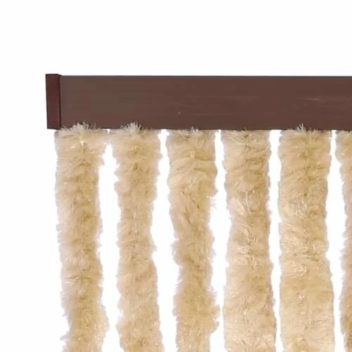 Vliegengordijn Kattenstaart 90x220cm Beige 2 Vliegengordijn Kattenstaart 90x220cm Beige - Afbeelding 2