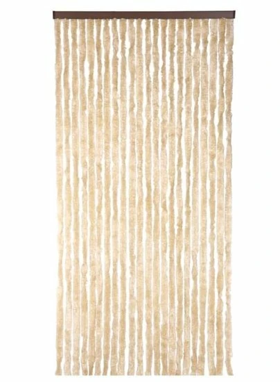 Vliegengordijn Kattenstaart 90x220cm Beige 3 Vliegengordijn Kattenstaart 90x220cm Beige - Afbeelding 3