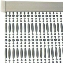 Vliegengordijn Kralen Perla Grijs 90x220cm (90 Strengen) -Vliegengordijnkopen Winkel 1979367480 1