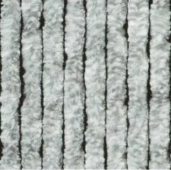 Vliegengordijn Kattenstaart 90x220cm (grijs/wit)