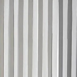 Vliegengordijn Plastic Stroken Grijs/wit 90x220cm