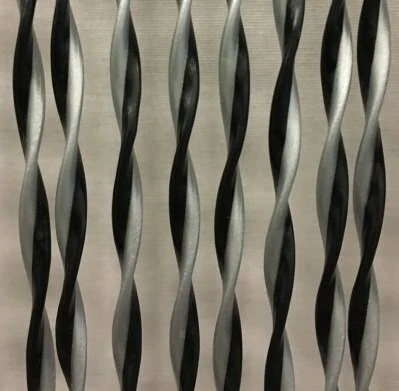 Vliegengordijn Opal 90x220cm (zilver-zwart) 2 Vliegengordijn Opal 90x220cm (zilver-zwart) - Afbeelding 2