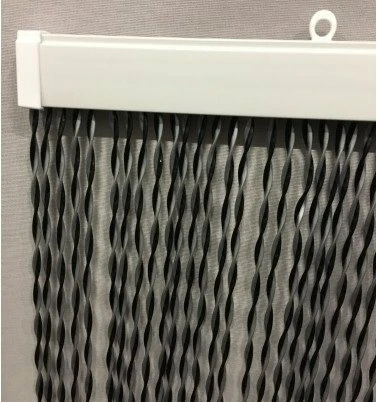 Vliegengordijn Opal 90x220cm (zilver-zwart) 3 Vliegengordijn Opal 90x220cm (zilver-zwart) - Afbeelding 3