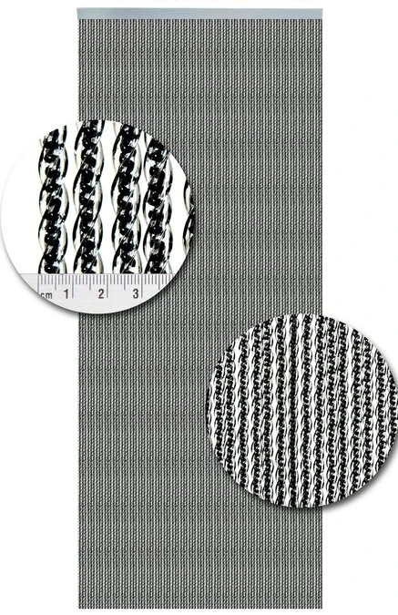 Vliegengordijn Luxe Venetië Zwart 92x210cm 2 Vliegengordijn Luxe Venetië Zwart 92x210cm - Afbeelding 2